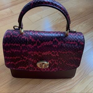 Coach Snakeskin Bag